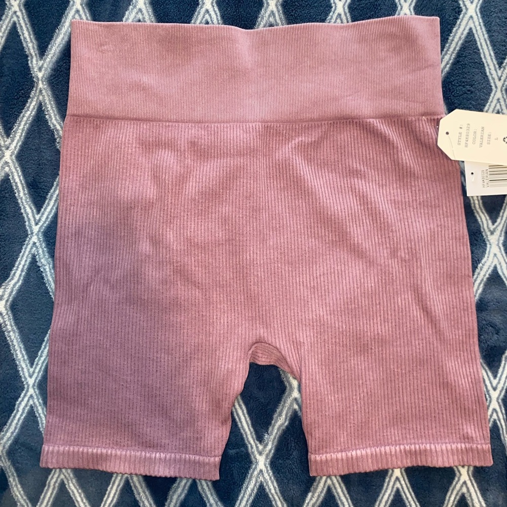 Mauve Biker Shorts